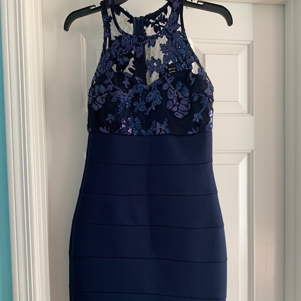 My Michelle navy blue dress! Size 3